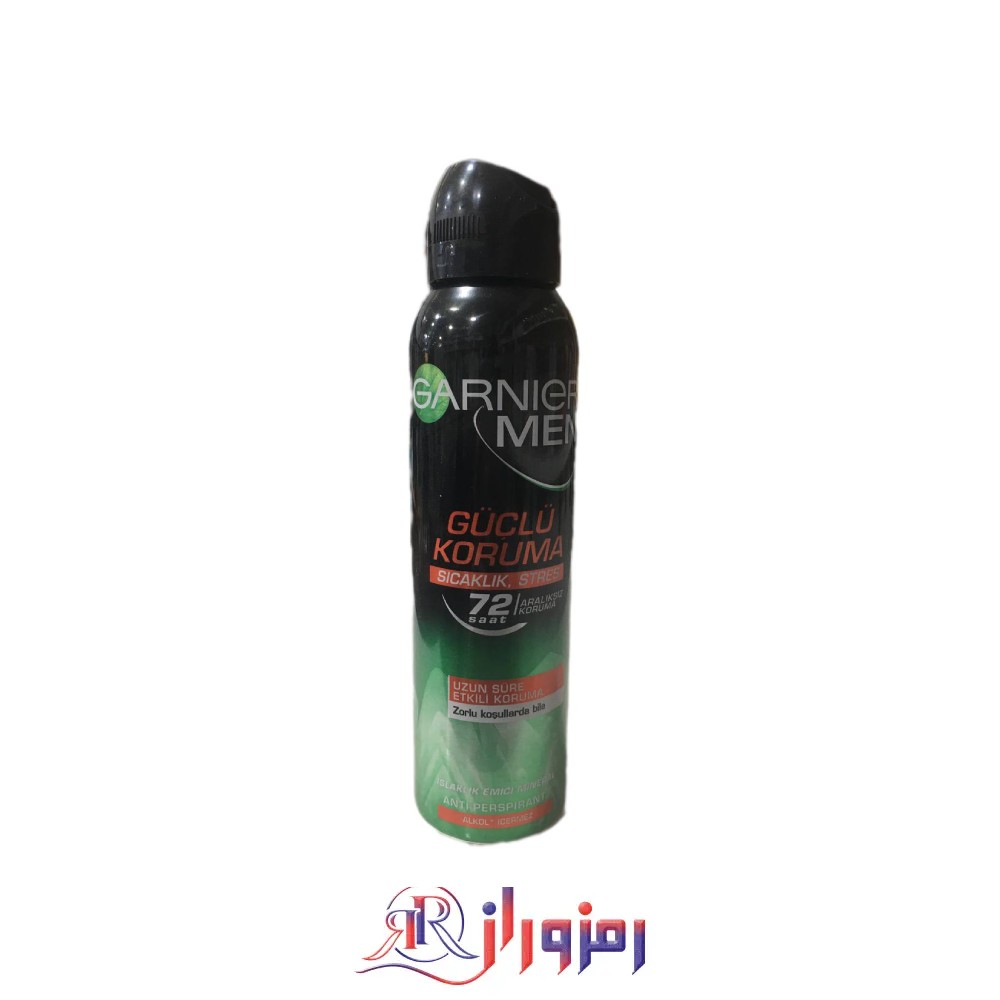 اسپری ضد تعریق مردانه گارینر مدل Guclu koruma حجم 150 میل،خرید و قیمت اسپری ضد تعریق مردانه گارینر مدل Guclu koruma حجم 150 میل